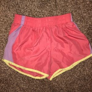 neon shorts